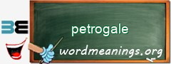 WordMeaning blackboard for petrogale